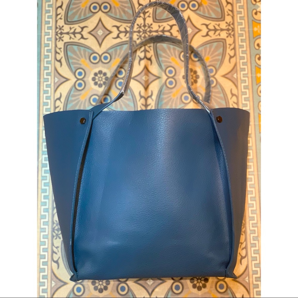 Neiman Marcus Tote Bag Shoulder Bag Navy blue